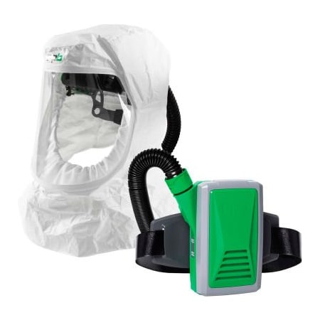 Gvs-Rpb RPB T200, Head Harness, Tychem2000 Shoulder Length Face Seal Hood, HX5 PAPR 17-0033